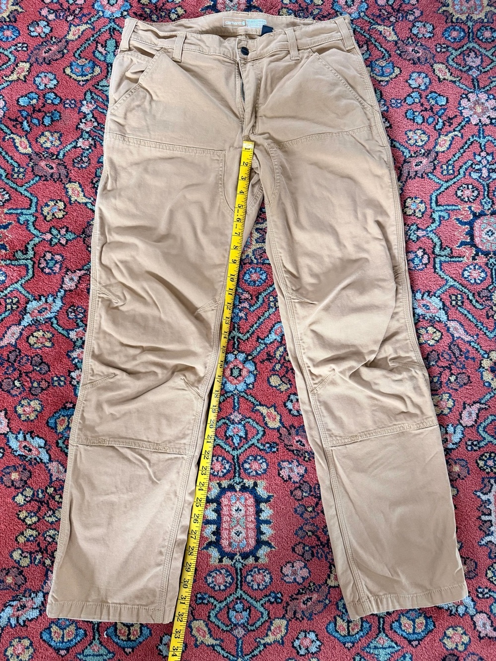 Carhartt Men's Khaki Work Chinos - Light Tan